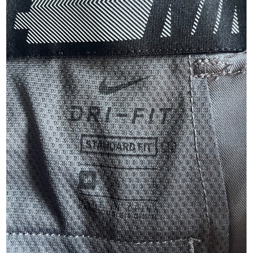 Nike Dri-FIT Standard Fit Shorts Men's 36x10 Grey Athletic Sporty - Picture 3 of 7